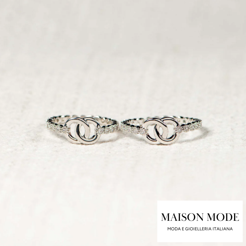 Union: Anello in Argento Sterling 925