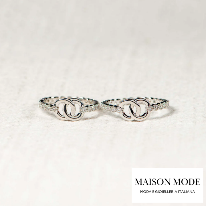 Union: Anello in Argento Sterling 925