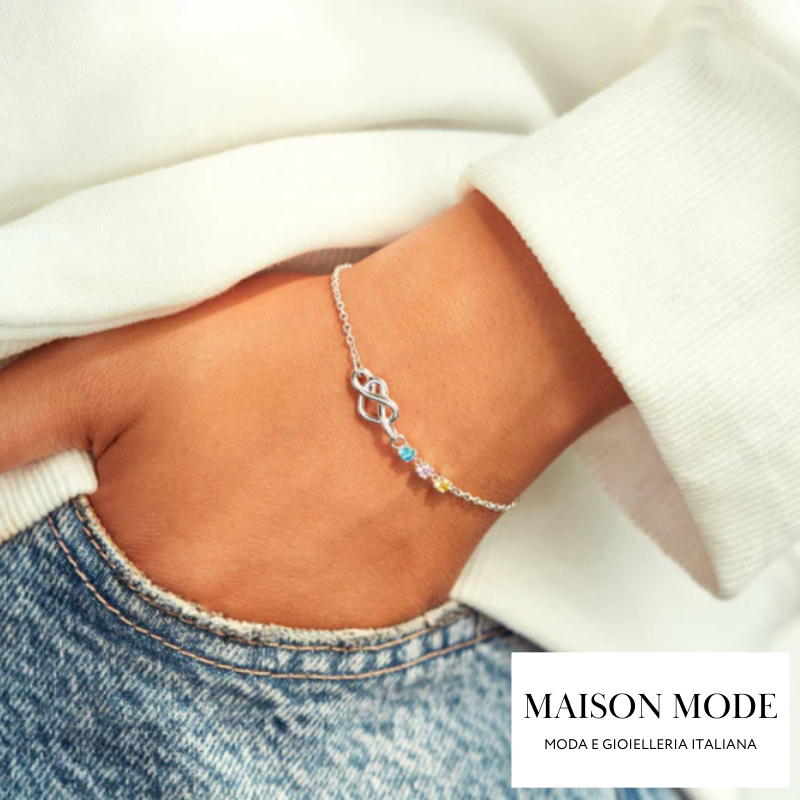 Love: Bracciale 18 Carati con Cristalli