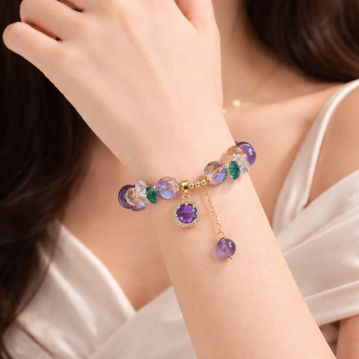 Bracciale Aurora -  In Pura Ametista Naturale