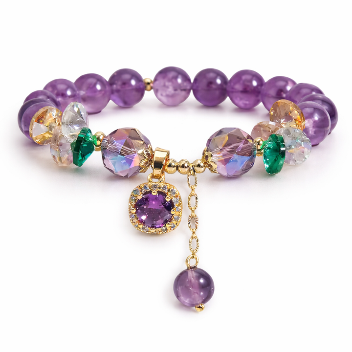 Bracciale Aurora -  In Pura Ametista Naturale