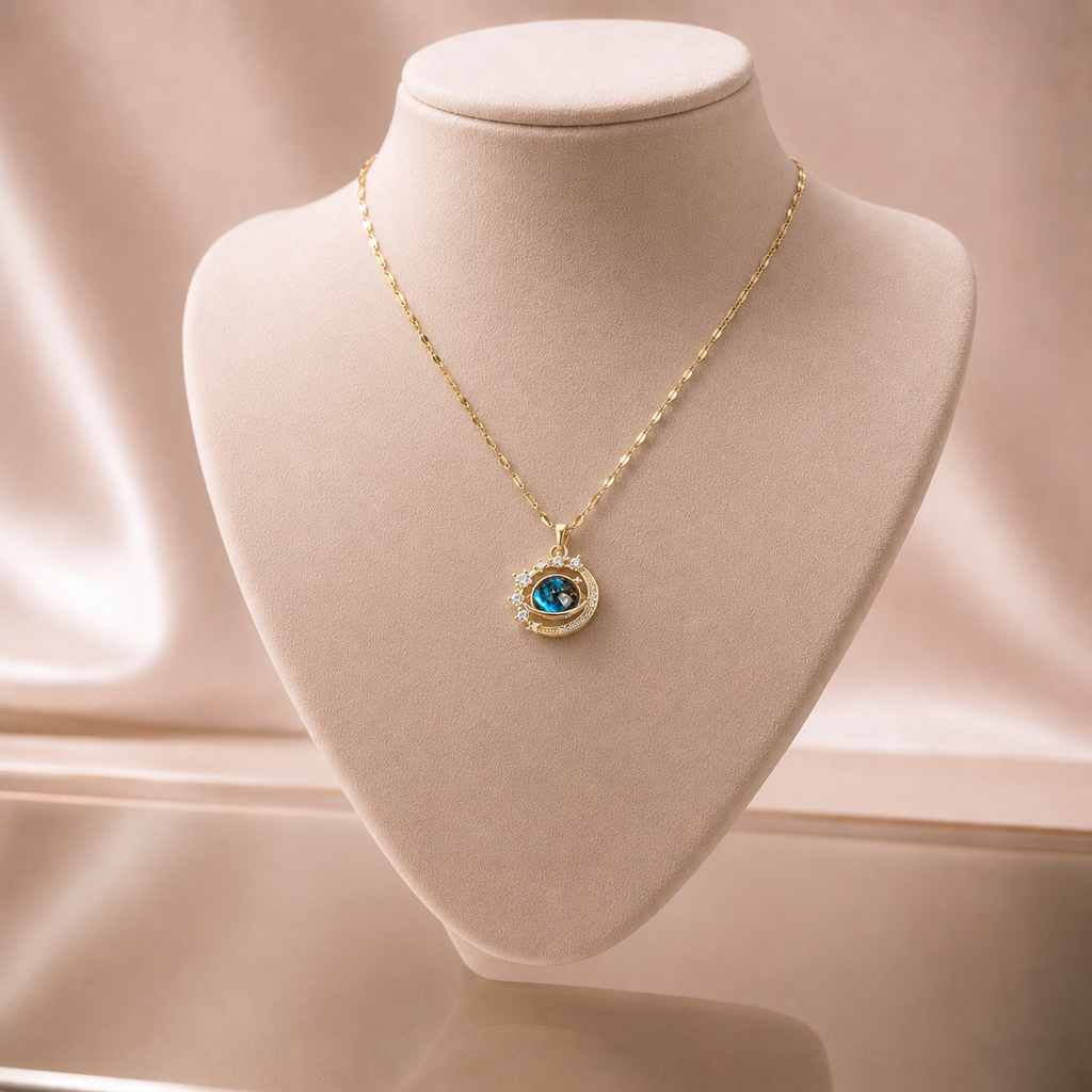 Moon of Life: Collana Placcata d'Oro 18K